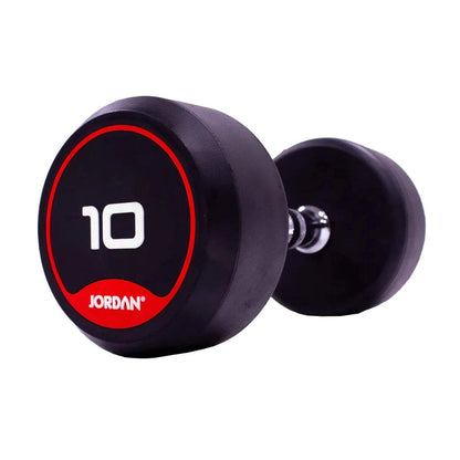 JORDAN Rubber Dumbbells (Red) - Revamped Living