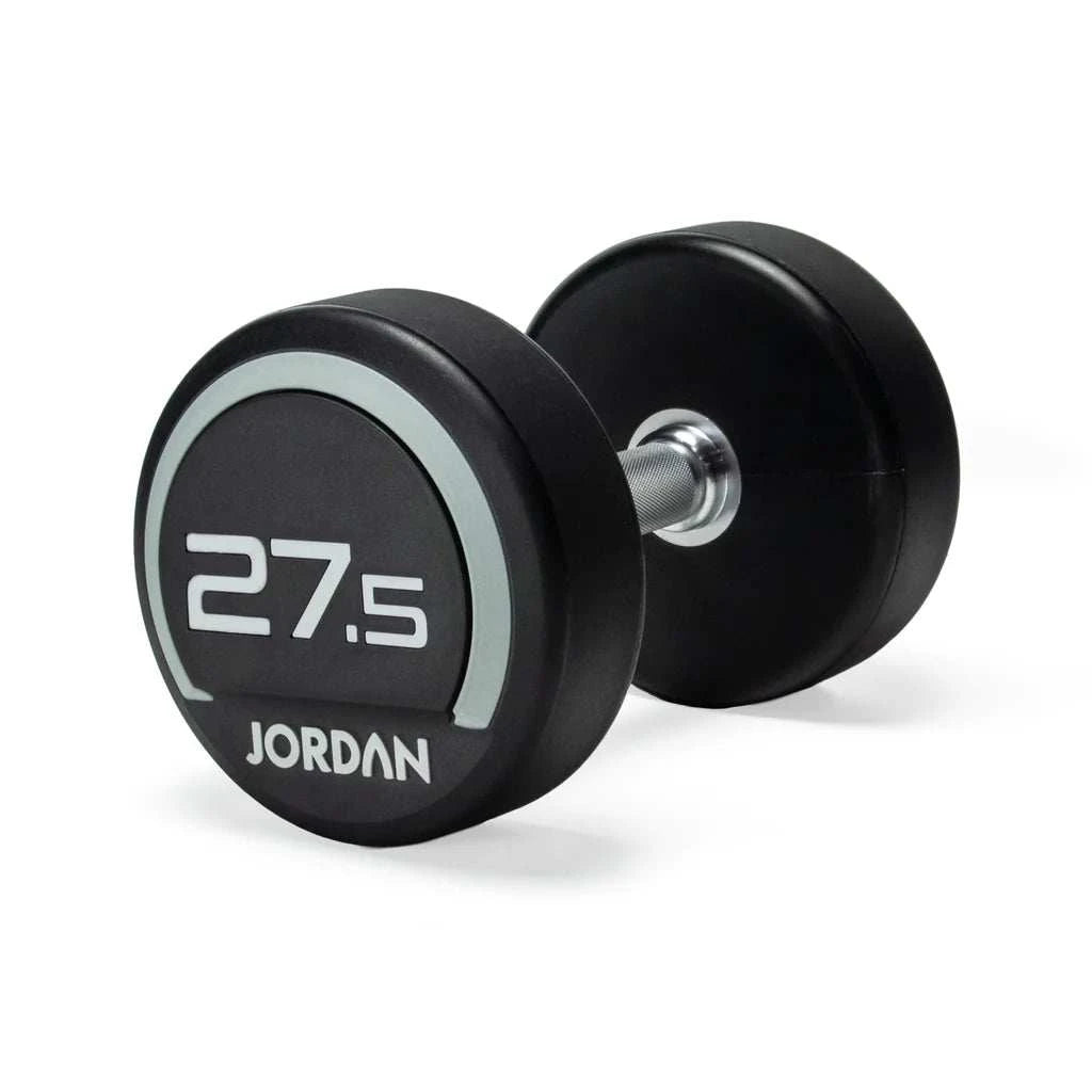 JORDAN Urethane Dumbbells (Grey) - Revamped Living