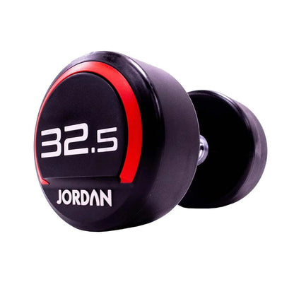 JORDAN Urethane Dumbbells (Red) - Revamped Living