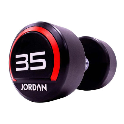 JORDAN Urethane Dumbbells (Red) - Revamped Living