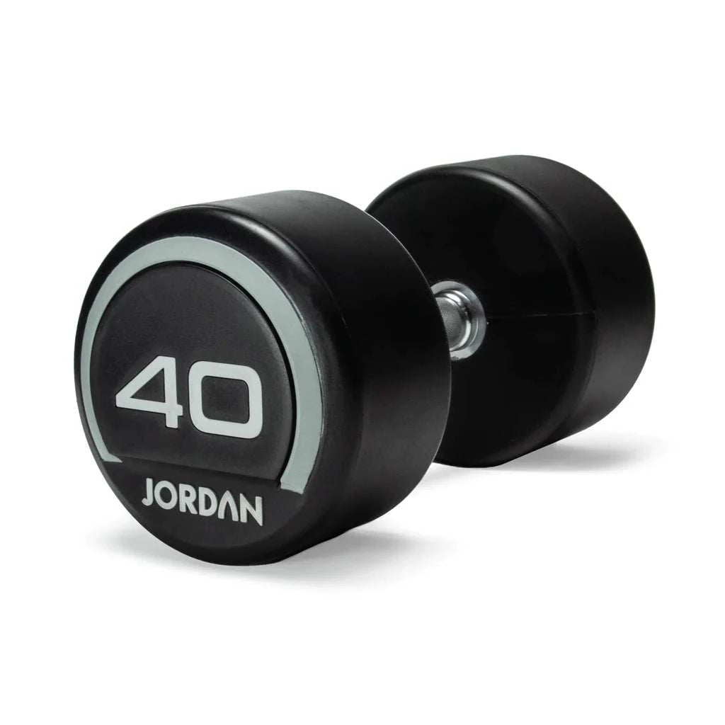 JORDAN Urethane Dumbbells (Grey) - Revamped Living