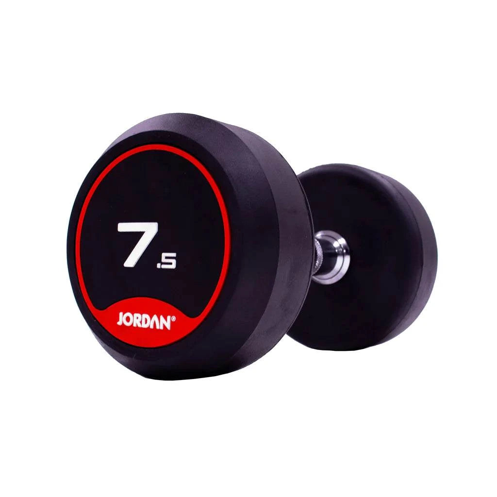 JORDAN Rubber Dumbbells (Red) - Revamped Living