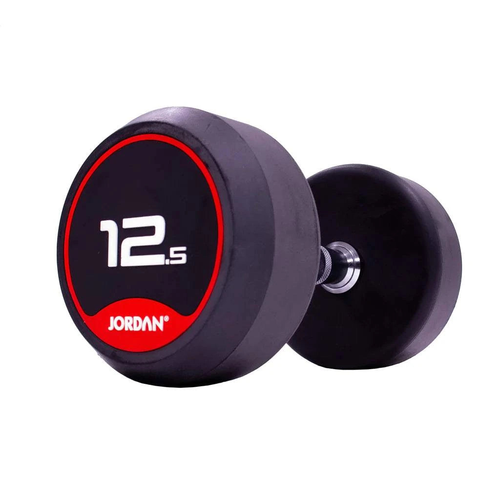 JORDAN Rubber Dumbbells (Red) - Revamped Living