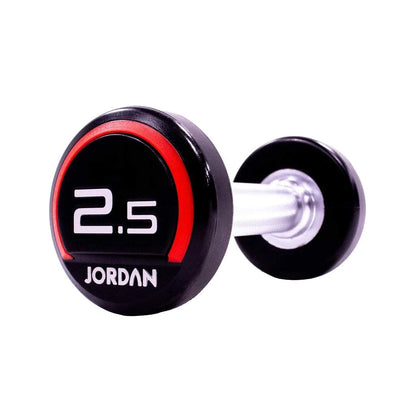 JORDAN Urethane Dumbbells (Red) - Revamped Living