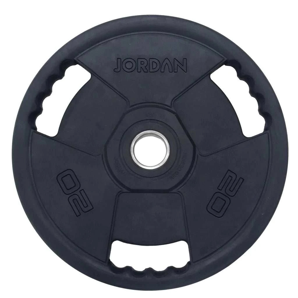 JORDAN Premium Rubber Olympic Weight Plates - Revamped Living