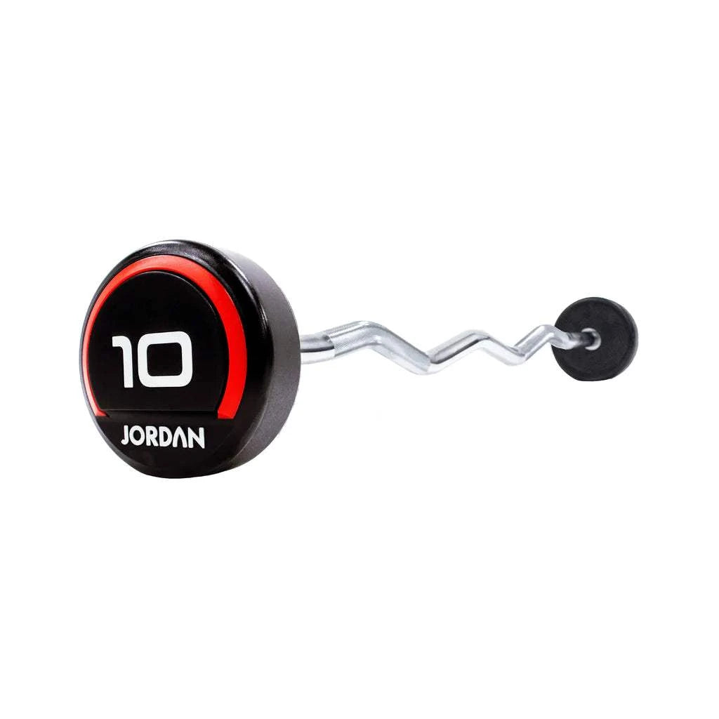 JORDAN Urethane Barbell - Curl Bar - Revamped Living