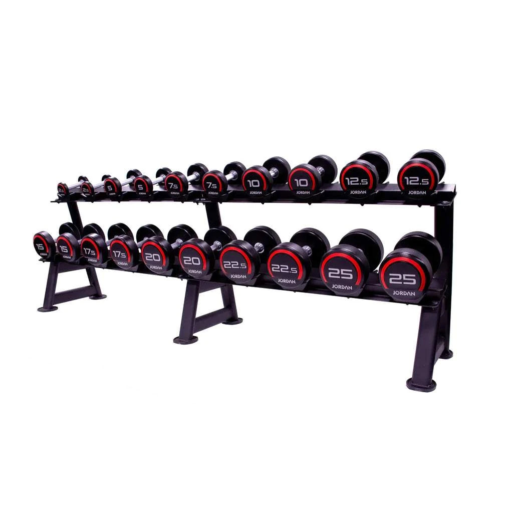 JORDAN 10 Pair Dumbbell Rack (2 tier) - Revamped Living