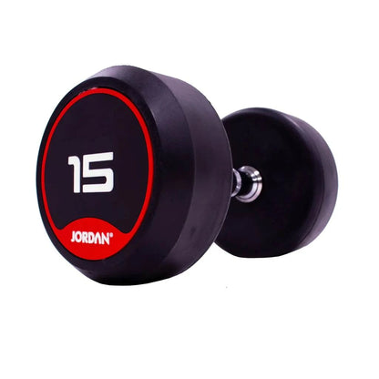 JORDAN Rubber Dumbbells (Red) - Revamped Living