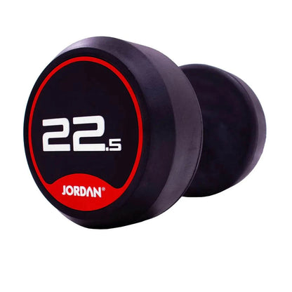 JORDAN Rubber Dumbbells (Red) - Revamped Living