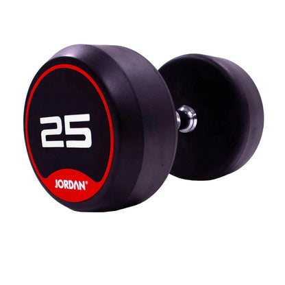 JORDAN Rubber Dumbbells (Red) - Revamped Living