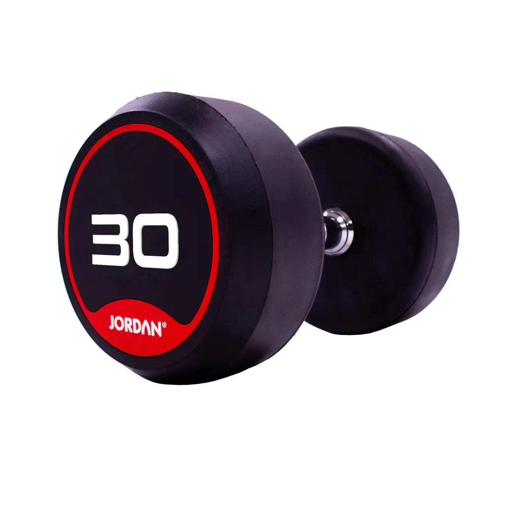 JORDAN Rubber Dumbbells (Red) - Revamped Living