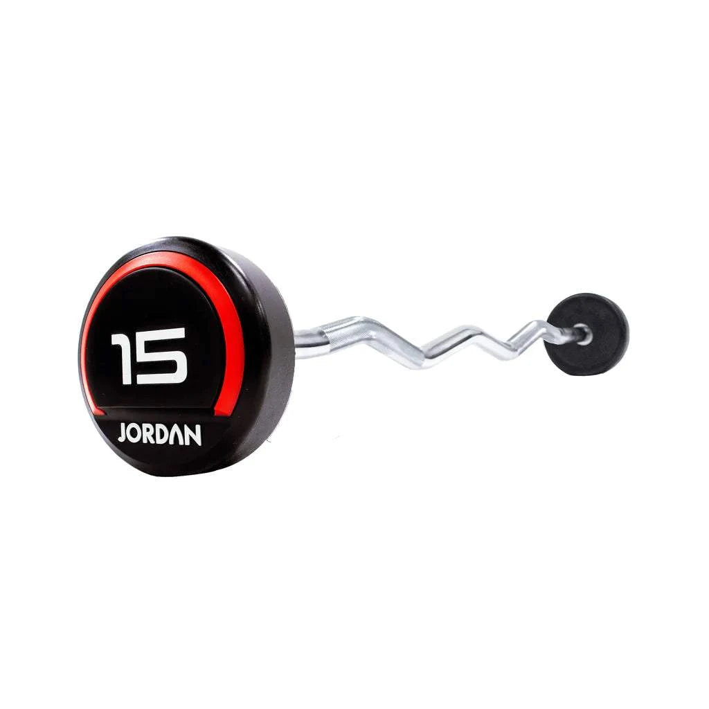 JORDAN Urethane Barbell - Curl Bar - Revamped Living