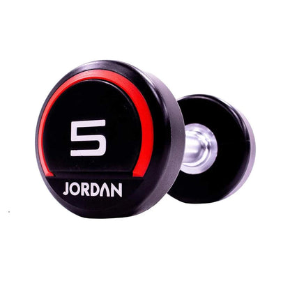 JORDAN Urethane Dumbbells (Red) - Revamped Living