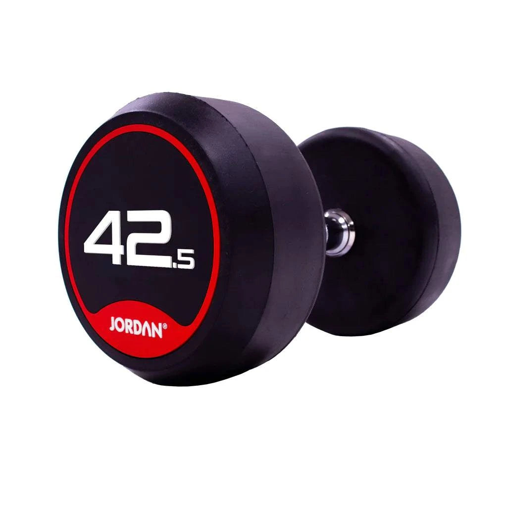 JORDAN Rubber Dumbbells (Red) - Revamped Living