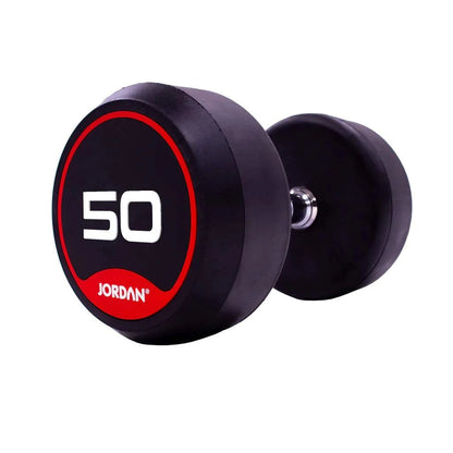 JORDAN Rubber Dumbbells (Red) - Revamped Living