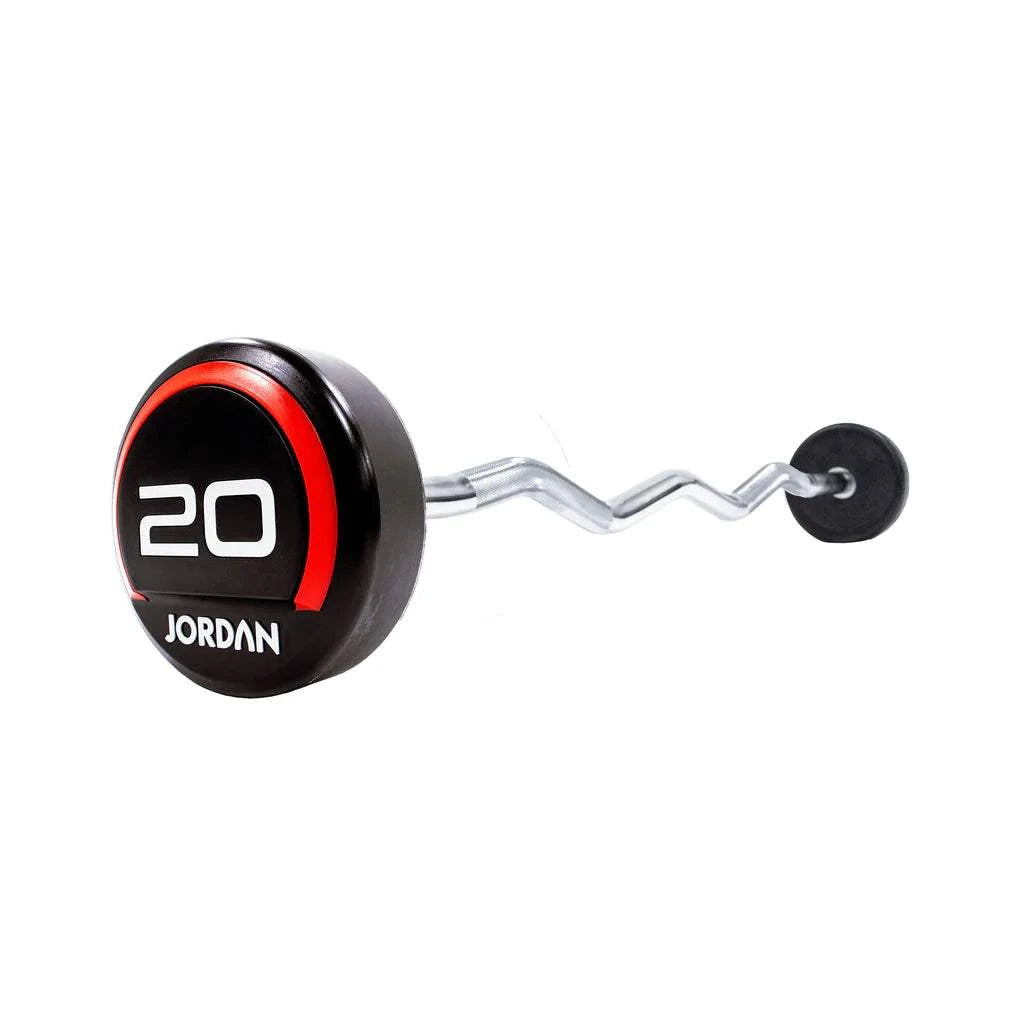 JORDAN Urethane Barbell - Curl Bar - Revamped Living