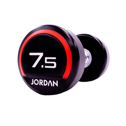 JORDAN Urethane Dumbbells (Red) - Revamped Living