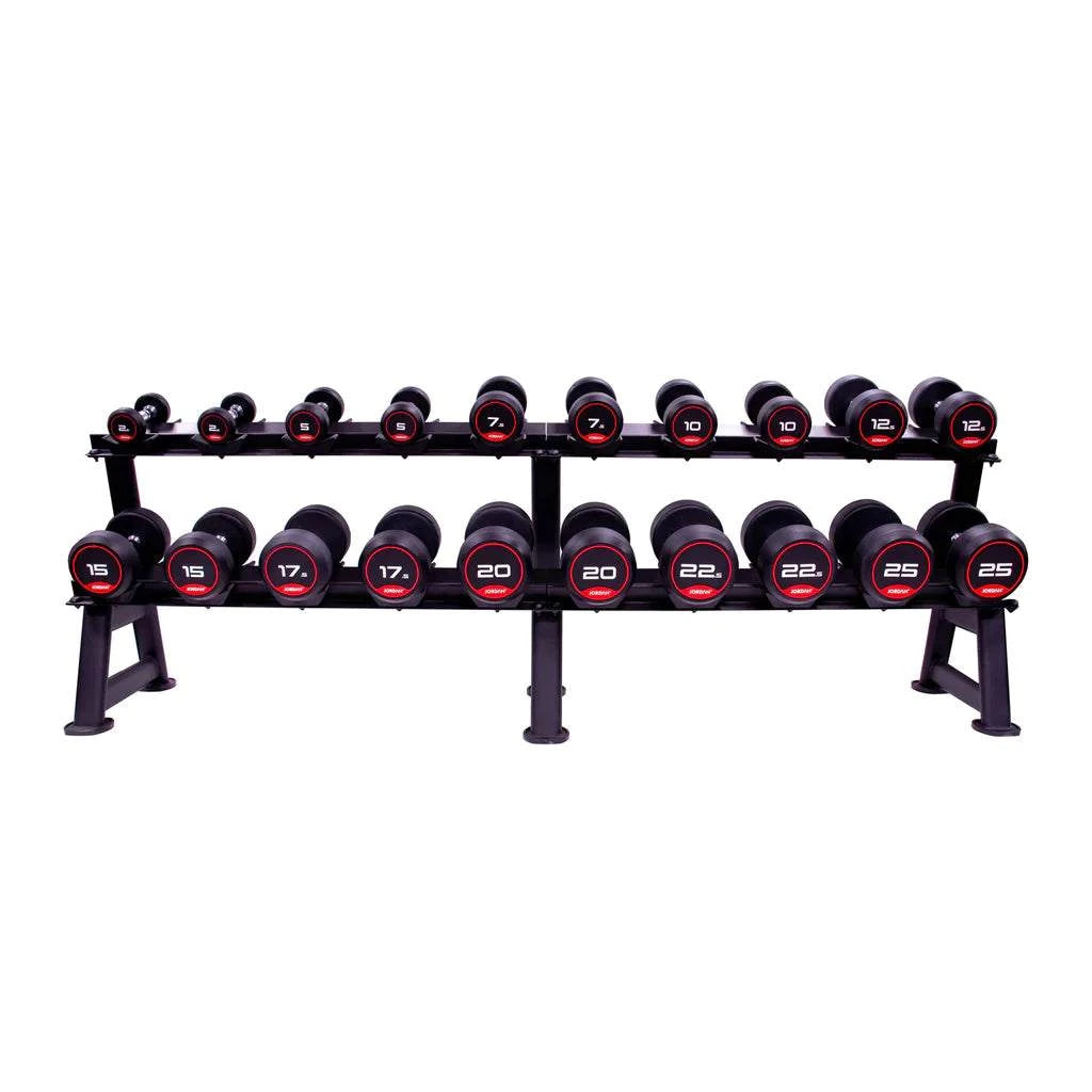 JORDAN 10 Pair Dumbbell Rack (2 tier) - Revamped Living