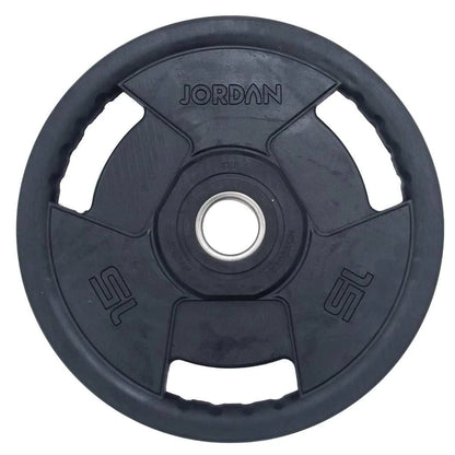 JORDAN Premium Rubber Olympic Weight Plates - Revamped Living