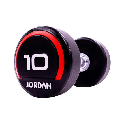 JORDAN Urethane Dumbbells (Red) - Revamped Living