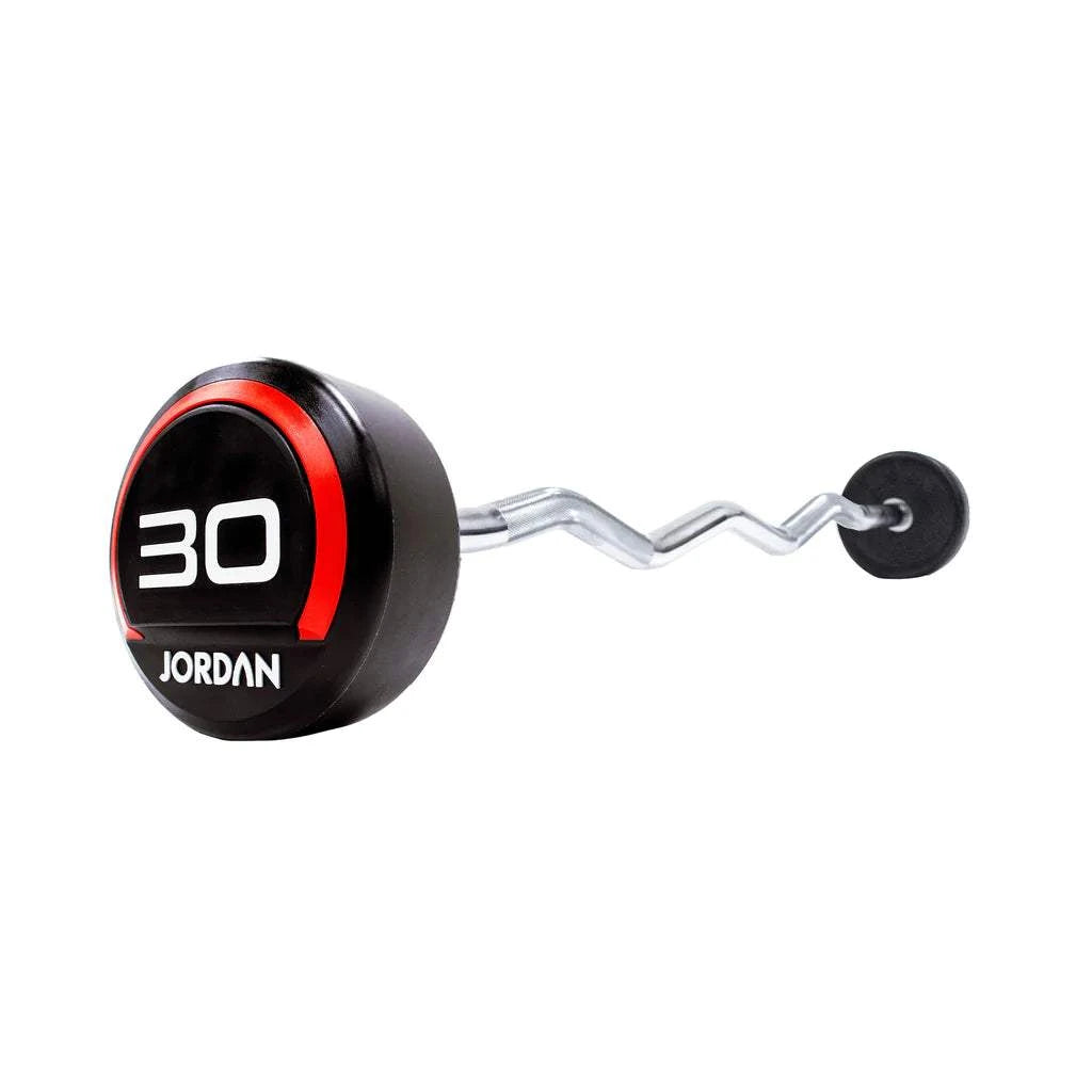 JORDAN Urethane Barbell - Curl Bar - Revamped Living