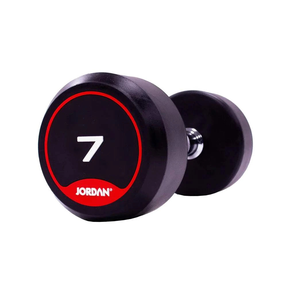 JORDAN Rubber Dumbbells (Red) - Revamped Living