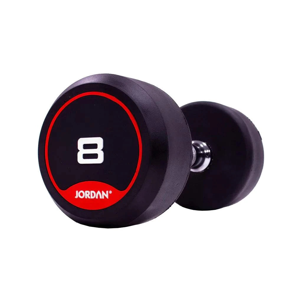 JORDAN Rubber Dumbbells (Red) - Revamped Living