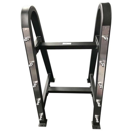 MYO Strength 10 Bar Double Sided Barbell Rack - Black