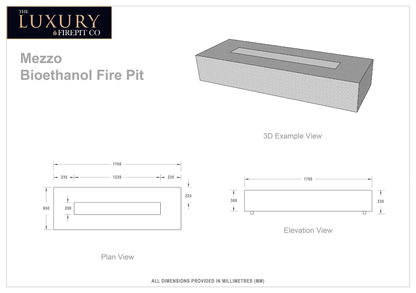 Mezzo Bioethanol Fire Pit